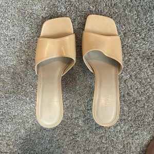 Forever 21 tan heels 8.5